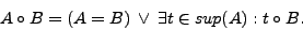 \begin{displaymath} A\circ B=(A=B)\: \vee \: \exists t\in sup(A):t\circ B.\end{displaymath}